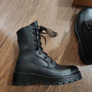 Rocky Women's Navy Inspired 9" Steel Toe Leather Boot